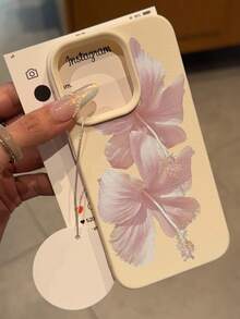 Funda protectora de teléfono con textura y estampado de flores hawaianas, de moda minimalista, a prueba de golpes y gruesa, adecuada para iPhone 16 XR /7/8, iPhone 15 Pro Max/12 Pro Max/13 Pro Max/14 Pro Max, 13 14 11 12p 14 Women P11 Soft Shell P12 Anti-Drop XS.XR /78P.78GES2