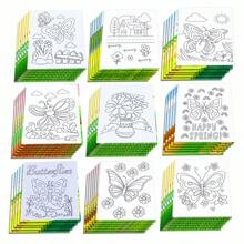 Insetos, borboletas e flores, livro de colorir faça você mesmo, livro de atividades com tema de natureza criativo e educacional, perfeito para projetos de arte, alívio do estresse, relaxamento, aprendizado sobre a natureza e ideias de presentes para amantes da natureza