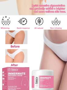 1件装身体美白霜，用于修复关节和大腿内侧暗沉、保湿、提亮肤色、提亮肤色