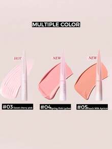 Little Ondine Multiuse LumiBlush 03 Sweet Cherry Pink,Create Girlish Apple Cheeks And Brighten Tear Grooves,Long-Lasting Makeup,Natural Makeup Effect,Easily Outline Facial Contours (Such As Nose Bridge, Tear Groove, Brow Bone, Etc.), Suitable For Local Brightening Or Contouring,4.5g/0.16oz - Multiuse LumiBlush 03 Sweet Cherry Pink - View 5