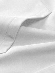 White Hoodie, 1 Pcs Autumn And Winter  Solid Basic Hoodie, Suitable For Everyday Casual Wear - trắng - Xem 5