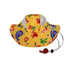 Kids Bucket Hat Children's Sun Protection Beach Visor Hat With Large Brim 3 To 8 Years Old UV50+ Sun Protection - 金色 - 查看 2