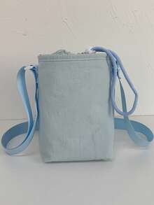 Peach Tree 女士水桶包单肩包斜挎包水壶包运动骑行包夜跑包购物包通勤必备化妆包抽绳设计手机包，时尚多色包包，送给女朋友的礼物 - 彩色 - 查看 10