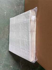 1 卷瓷砖壁纸 - 易于粘贴和剥离，可自由裁剪 - 适用于厨房、客厅、浴室、走廊装饰、时尚家居装饰墙面装饰房间装饰贴纸墙纸墙贴墙贴 - 磚黑色 - 查看 9