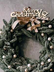 10 Stück Weihnachtsschmuck - Mini Fröhliche Weihnachten Holzscheiben, blanke Weihnachtsbaum Hängeornamente zum Selbstbemalen, DIY Bastelbedarf, geeignet für Weihnachtsdekoration Zuhause, Weihnachtsdekoration, Raumdekoration, Heimdekoration, Schlafzimmerdekoration, Weihnachtsdekoration Winter