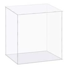 Clear Display Case, Acrylic Box Assemble Dustproof Box Showcase For Collectibles, Crafts - Clear 16.1x10x16.1 Inch - View 1