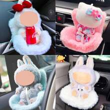 1pc Car Seat For Labubu Dolls With Soft Furry Cushion,Car Seat For Dolls With Air Vent Clip,Cute And Functional Car Ornament For Labubu Fans And Doll For Women Storage Organizer Travel Essentials Back To School Dormitory Storage,Festival Gifts.Christmas Gift Ideas. - Multicolor - View 11