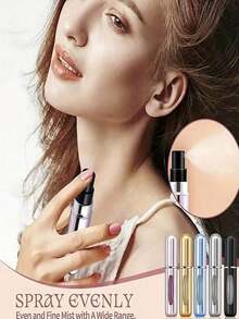 1/5 Multi-Color Portable Travel Perfume Refillable Bottle, Perfume Bottle 5ml Travel Spray, Pocket Wallet Perfume Mobile Container, Travel Spray Bottle - Nhiều màu - Xem 10