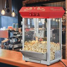 Popcorn Maker, 8 Oz Countertop Popcorn Machine, 850W, 48 Cups, Red - 查看 9