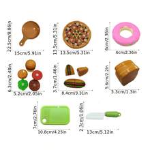 Bộ đồ chơi nhà bếp mini cho trẻ em, bao gồm pizza, bánh mì kẹp thịt và xúc xích | Bộ đồ chơi nhà bếp mini cao cấp, chi tiết thực phẩm chân thực và thiết kế cắt và chia sẻ tương tác, phụ kiện thực phẩm nhập vai, kích thích trí tưởng tượng, thúc đẩy học tập sớm. - Nhiều màu - Xem 11