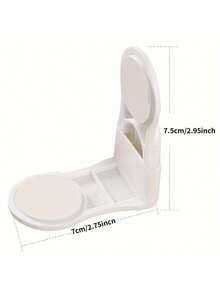 1/3/5个装抽屉锁，升级版防盗橱柜锁，双按钮防盗角锁，带强力粘合剂，适用于橱柜、抽屉、冰箱、烤箱、淋浴房等，家庭装饰礼品，多功能婴儿安全防护，无需钻孔