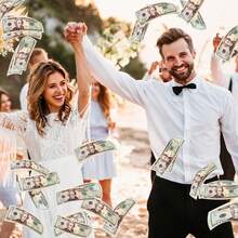 Party Game Event Props, 100 Pieces/Set, Realistic Replica Props Of $20, Suitable For Movie Video Shooting, Board Games, Magic Shows, Birthday Wedding Party Decoration Atmosphere, Party Carnival, Game Event Props, Back To School Gifts, Christmas, Halloween, Thanksgiving Gifts, Popular Gifts For Men - 100pcs/set - 查看 6