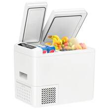 Advwin 28L Car Refrigerator, Dual Zone Portable Camping Fridge, 12V DC Car Fridge Freezer For Caravan, Travel, Camping & Outdoor Living