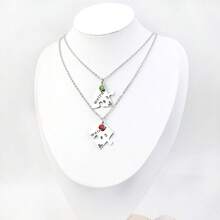 Heart Bff Necklace 5, Best Friend Set Of 6, Weirdo 1 2 3 4 Sister Friendship Jewelry In Stainless Steel - 銀色 5 - 查看 4