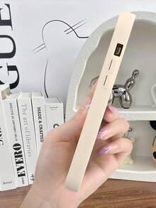 Uplifting Faith Over Fear Christian Phone Case - Soft TPU Protective Cover - Shockproof & Anti-Slip For IPhone 16 Pro Max/15 Pro/14 Pro Max (Inspirational Bible Verse Design, Minimalist Style) - 古董白 - 查看 3