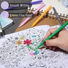 - Fineliner Pens Colored, 18 Pack, Ergonomic Triangular Colorful Barrels, 0.4mm Fine Liner Pens-972027 - 彩色 - 查看 4