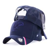 American Country Trucker Cap ORIGINAL Canvas No Limit Of The Loop Other Vintage Embroidered Fabric Country Cap All - REF. 94 - View 1