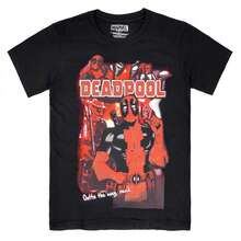 Deadpool Outta The Way Nerd T-Shirt - 黑色 - 查看 1