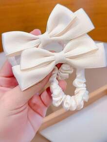 2/3/4/5 szt. satynowych gumek do włosów na jesień/zimę, baletowe koki, akcesoria do włosów, gumki do włosów odpowiednie do różnych rodzajów włosów i okazji