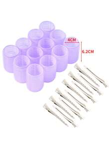 28pcs No-Heat Self-Grip Curling Rollers, 18 Roller Accessories + 10 Hair Clips; 24pcs No-Heat Self-Grip Curling Rollers, Suitable For Long And Short Hair, No Heat Curling Roller Accessories, No-Heat Curling Rollers, Hair Styling Tools And Accessories; Curling Wand, Suitable For Short, Medium And Long Hair, Different Hair Volumes And Textures, Suitable For Salons, Beauty Travel Essentials, Back To School, Travel Vacation Essentials, Women Hair Accessories.