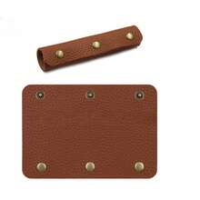 PU Leather Bag Shoulder Strap Protector, Portable PU Leather Handle Cover, Luggage Trolley Case Cover, Removable Handle Seat Belt Protector, Suitable For Boxes, Bags, Handbags, Suitcases, Backpacks, Travel Essentials, Student Back-To-School Supplies, Holiday Supplies, Airplane Essentials