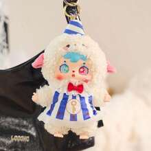 Cute Sleeping Rabbit, Puppy Plush Blind Box Pendant, Backpack Decoration, Soft Ceramic Cat, Bear Figurine Doll, Animal Doll, Women Gift, Christmas, New Year, Birthday Gift. The Core Is Made Of Hard Ceramic. - One Size - View 7