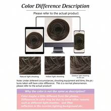 Voluminous Bird's Nest Bun - Elegant High-Temperature Silk Fiber Women's Bun, Messy Elastic Headband Style, Essential Item For Quickly Creating Fashionable Hairstyles