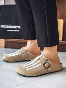 Sandalias casuales, cómodas y de moda para hombre, para playa, exteriores, verano - Albaricoque - Ver 7