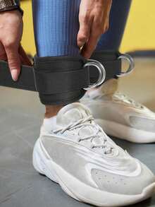 1PC Of Ankle Straps ,Taekwondo Ankle Brace Leg Strength Training Resistance Band Ankle Cuffs Combination Exercise Strap,Fitness Ankle Strap Deadlift Hip Stretch Leg Strength Training Ankle Strap For Binding Feet, Long Frame Ankle Ring - Multicolor - View 9