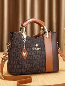 高端时尚母婴包欧美风女包老花 - 咖啡 - 查看 10