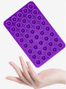 40pcs Silicone Material Phone Suction Cup, Double-Sided Suction Pad Phone Holder, Multi-Function Suction Cup Compatible With IPhone, Android Phone, Gift For Birthday, Family, Friends Phone Stand, Phone Accessories - Clear - View 7