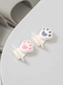 1pc Adorable Cat Paw Toilet Seat Cover Lifter, Touchless Toilet Lid, Flip Cover Handle Raiser, Bathroom Accessory