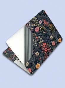 A Set Of 15-Inch Laptop Skin With Flower Pattern For Laptops, MacBooks,HP