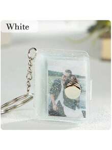 1pc Custom 16 Sheets 1 Inch Photo Mini Photo Album Keyring, 16 Pockets Photo Storage PVC Mini Small Photo Album Binder With Keychain Clear Pocket Photo Album Keychain For Cards, Pictures, Picture Cards Personalized Gifts For Women/Men, Personalized/Customized Keychain, Bag Charms, School Supplies, For Teenagers, Junior High School Students, Middle School Students, High School Senior High School Students, College Students, University Students, Freshman, Sophomore, Underclassmen,Delicate Romance, Utilitarian Chic - Mini Photo Album Keychain - View 21