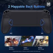 EasySMX M15 手机游戏控制器，兼容安卓/iOS系统，具备6级震动反馈、高级机械按键、霍尔效应摇杆和霍尔效应扳机，可编程，适用于[游戏名称]等游戏。 - 黑色 - 查看 10