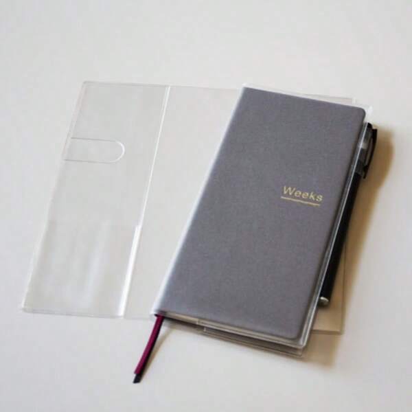 1pc Frosted Texture Transparent PVC Protective Cover For HO-BO Weeks Planner Diary Journals Notebook Bookbinder Case School Supplies