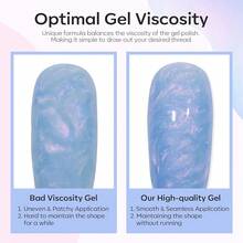 Cat Eye Gel Nail Polish Set, 6 Colors 9D Glassy Cat Eye Glitter Gel Polish Black Red Purple Blue Silver Brown Nail Polish All Seasons With Magnet Soak Off Led DIY Salon Gift-842643 - AAA0-美人魚的貝殼 - 查看 8