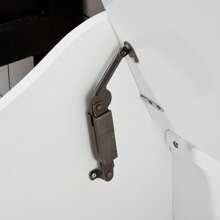 SoBuy FSR40-W Vit badrumsförvaringsskåp, låda, tvättkorg, tvättkorg, leksakslåda