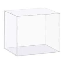 Clear Display Case, Acrylic Box Assemble Dustproof Box Showcase For Collectibles, Crafts - Clear 12.2x6.3x10 Inch - View 1