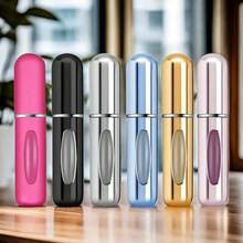6Pcs Travel Perfume Bottle Refillable Portable Mini Atomizer Spray Perfume Bottle Refill Bottle Women Pocket Dispenser Cologne Sprayer 5ml Storage Containers