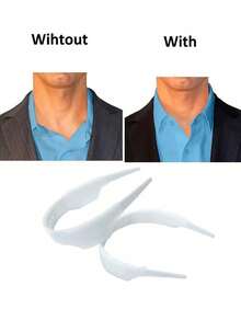This Fashionable Invisible Plastic Collar Stay/Collar Support Is Adjustable In Size, Providing Stylish Embedded Support For Shirts To Ensure The Collar Fits Perfectly Without Appearing Bulky. It Is A Universal Shirt Collar Support.