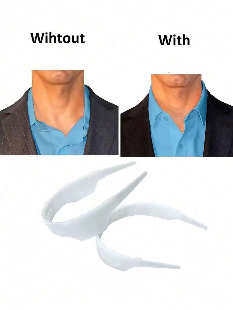 This Fashionable Invisible Plastic Collar Stay/Collar Support Is Adjustable In Size, Providing Stylish Embedded Support For Shirts To Ensure The Collar Fits Perfectly Without Appearing Bulky. It Is A Universal Shirt Collar Support.