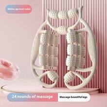 24-Roller Leg Massager, Yoga Roller, Leg Clamp, Calf & Thigh Muscle Relaxer Roller, Relieve Waist & Back Stiffness, Slim Calves, Improve Posture, Adult Massage, Fascia Roller, Weight Loss Product - Multicolor - View 9