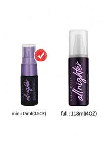 Urban Decay All Nighter 持久定妆喷雾 - 持久定妆喷雾、保湿定妆喷雾、适合所有肤质的定妆喷雾、焕活喷雾、旅行装定妆喷雾、迷你装定妆喷雾 15 毫升 / 0.5 盎司 - 無色 - 查看 4