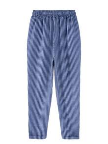 Women's Fashion Casual Printed Striped Pants