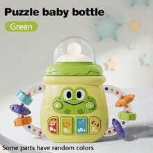 Interactive Singing & Light-Up Baby Bottle Toy - Chewable Teether For Newborn, Musical Bottle Gift Toy For Baby(Accessories Color Random) - Multicolor - View 17