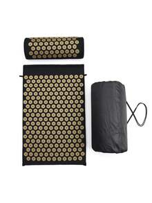 1pc Acupuncture Point Mat, Massage Mat, Massage Pillow. The Acupuncture Massage Mat And Pillow Gently Stimulate The Acupoints And Nerves In The Body's Contact Areas (Such As The Buttocks, Back, Soles Of The Feet, Etc.) Through Acupuncture Points, Promote Local Blood Circulation, Relieve Muscle Tension,