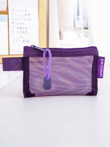 1 小手提包、化妆包、数码包、迷你方形小包、立体网格零钱包、钥匙包、驾驶证、学生证收纳袋 - 彩色 - 查看 24