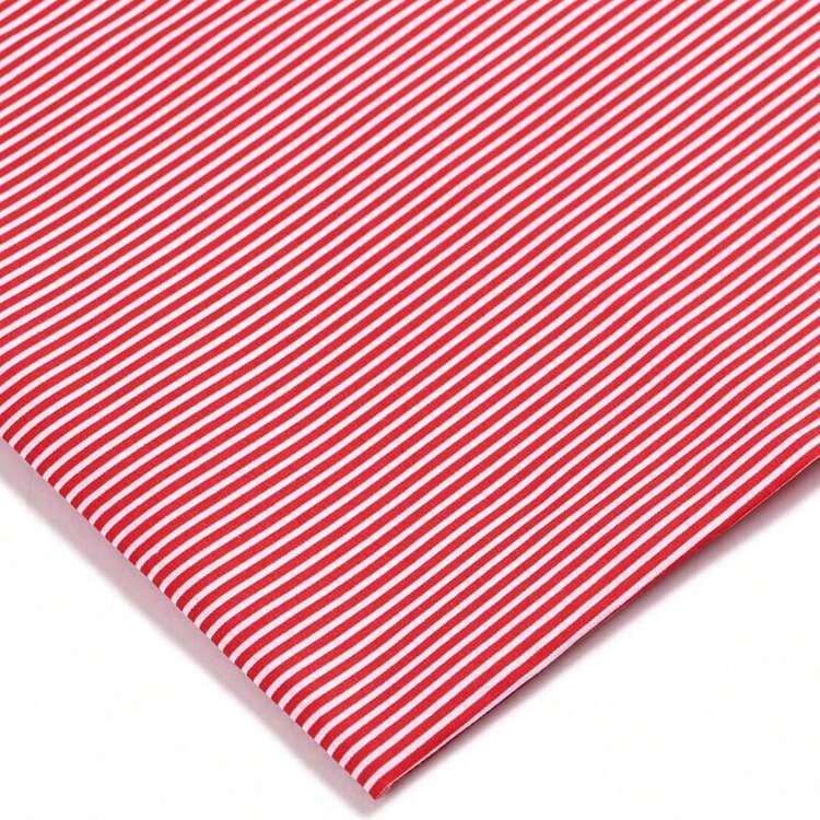 1pc Multi-Color Striped Print Fabric, Fashionable Striped Shirt DIY Fabric - Multicolor - View 41