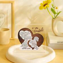 个性化女儿礼物、独特的家居装饰、妈妈给女儿的励志留言、女士书桌装饰、卧室装饰美学、女儿生日礼物、周年纪念礼物——母亲节、生日和周年纪念日的完美之选 - 彩色 - 查看 8